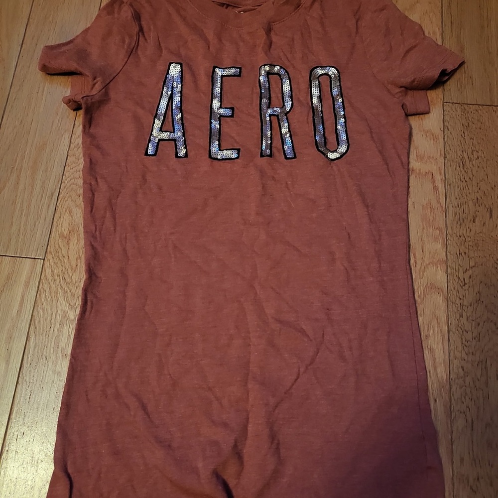 Aeropostal classic crew size extra small Brown